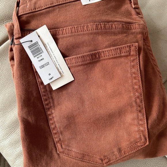 Denim Forum Aritzia Yoko Slim Rust Denim - Picture 4 of 5